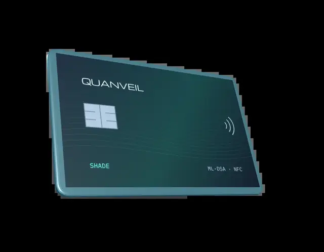 Concept render of a single Shade card.
