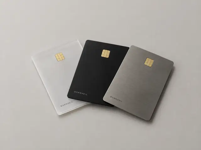 Concept render of three Shade cards.